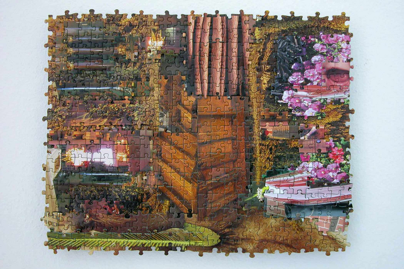 #44; 2006; 34 x 44 cm (14" x 18"); Puzzle auf Aluminium (Puzzle on aluminium)