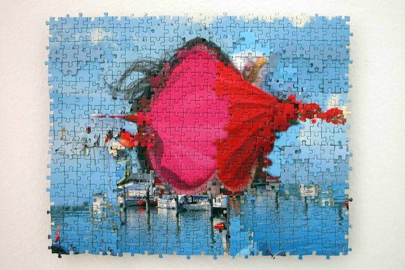 #49; 2006; 34 x 44 cm (14" x 18"); Puzzle auf Aluminium (Puzzle on aluminium)