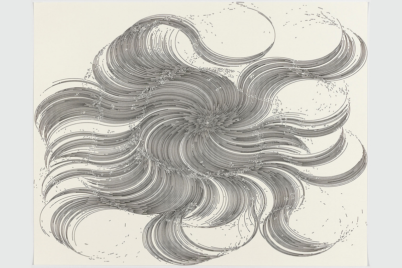 #346; 2012; Tusche auf Papier (Ink on paper); 34,3 x 43,4 cm (13,5" x 17"); Foto: Annette Kradisch