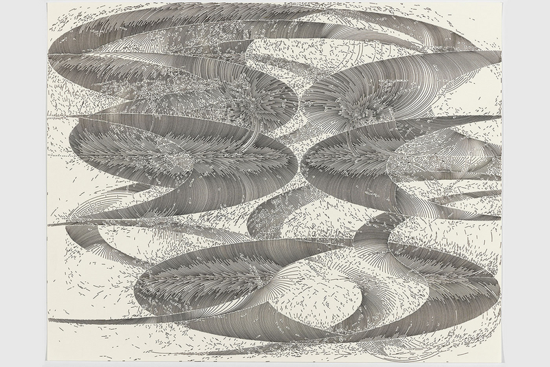 #347; 2012; Tusche auf Papier (Ink on paper); 34,3 x 43,4 cm (13,5" x 17"); Privatbesitz Nürnberg; Foto: Annette Kradisch